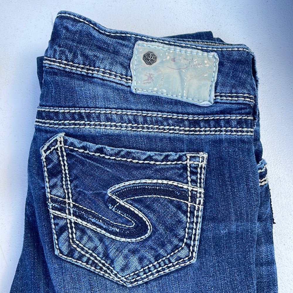Silver jeans suki straight  size 27/30